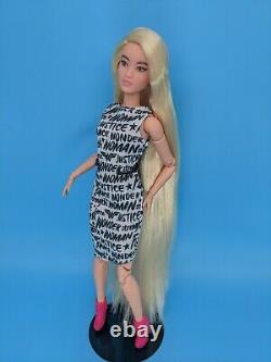 Barbie Signature Looks Doll Model #3 Kit Petite Custom Reroot Blonde Hair ooak