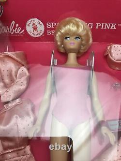 Barbie Sparkling Pink Reproduction Gift Set Blonde Bubble Cutnbrf Near Mint Box