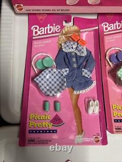 Barbie Summer Garden Bedroom Sets + Dolls She Said Yes Heidi Klum Lot 8