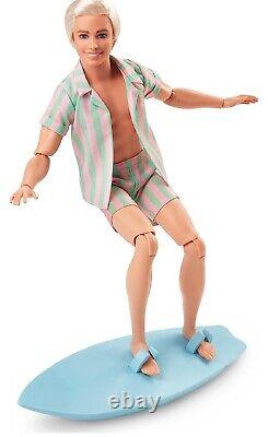 Barbie The Movie Collectible Doll Margot Robbie, Ken Ryan Goslin Pastel Beach #2