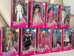 Barbie The Movie FULL SET 17 Doll Collection + Convertible + Wardrobe RARE