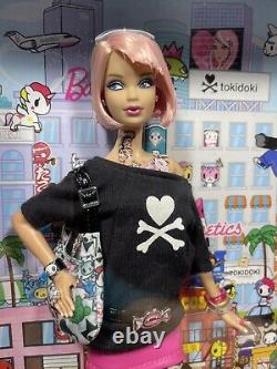 Barbie Tokidoki First tattooed Barbie with pink hair Gold Label 2011 Mint Box