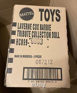 Barbie Tribute Collection Laverne Cox Barbie Doll Sealed Shipper Case Lot Of 3