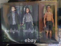Barbie Twilight Saga Barbie Dolls Edward, Bella, Jacob. 3 Doll Set, Mattel, NEW