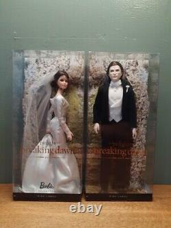 Barbie Twilight Saga Breaking Dawn Part 1 Bella & Edward wedding lot of 2