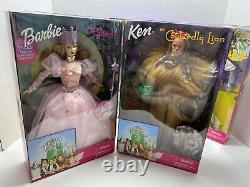 Barbie Vintage Complete Lot of 8 Wizard of Oz With Munchkin Doll Set 1999-2000
