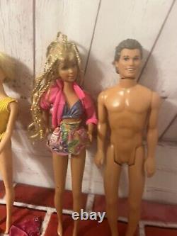 Barbie Vintage Lot of Clothes And Other Misc Dolls and Accessories Lot