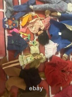 Barbie Vintage Lot of Clothes And Other Misc Dolls and Accessories Lot