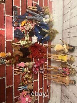 Barbie Vintage Lot of Clothes And Other Misc Dolls and Accessories Lot