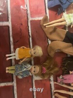 Barbie Vintage Lot of Clothes And Other Misc Dolls and Accessories Lot