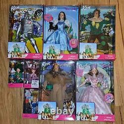 Barbie Wizard of Oz 1999 Collection Set of 8 Includes 3 Munchkin Set New In Box