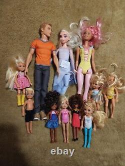 Barbie and Friends Dolls and Accessories Lot (40+ Barbies) Years Range 2009-2018