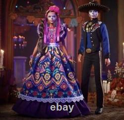 Barbie and Ken Dia De Los Muertos 2022 Day of The Dead Doll