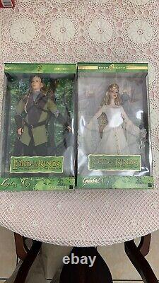 Barbie doll Lot of 2 Legolas, Galadriel (Lord of the Rings) MINT CONDITION