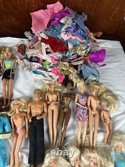 Barbie doll & clothing Lot