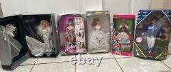 Barbie doll collection 6 pcs in boxes. Unused