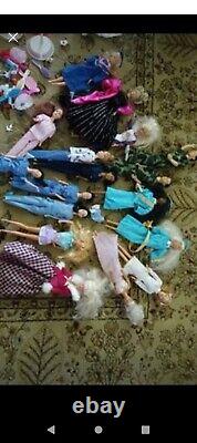 Barbie doll lot used 90s