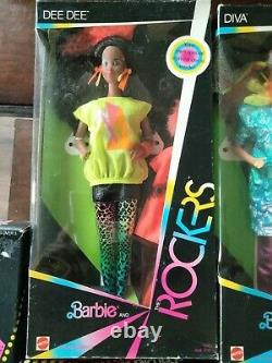Barbie lot new in box- Barbie and the Rockers Diva Deedee Dana Barbie