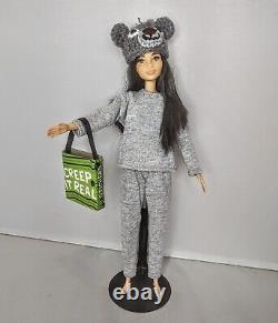 Bear Barbie & Ken Doll Figure Set OOAK Halloween Party Forest Zoo Animal Decor