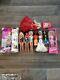 Beautiful Lot of 9 Vintage Barbie Dolls from 70's, 80's and 90's + Pink Wallet