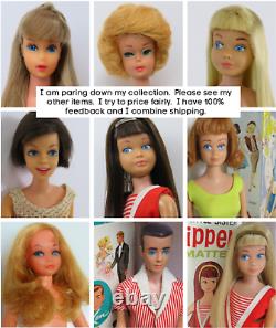 Beautiful Vintage #7 Blonde Ponytail Barbie IN BOX 1964 Excellent