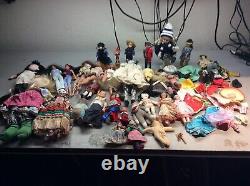 Big lot of Vintage Barbie Dolls with other dolls and clothes