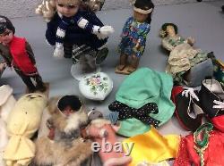 Big lot of Vintage Barbie Dolls with other dolls and clothes