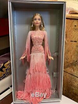 Blush Fringed Gown Barbie Platinum Label #DWF5 -NRFB Mint! Only 1,000 made