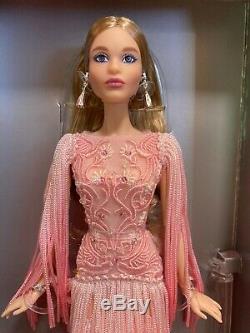 Blush Fringed Gown Barbie Platinum Label #DWF5 -NRFB Mint! Only 1,000 made