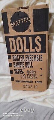 Boater Ensemble Barbie Doll GOLD LABEL MATTEL X8265 NRFB MINT in Shipper Box