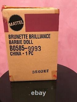 Brunette Brilliance 2003 Barbie Doll-Mint with Shipper-NRFB