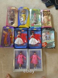 Bundle Of 76 Barbie Dolls Collector Edition Limited Edition Pink/Silver Label