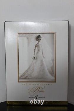 CAROLINA HERRERA BRIDE BARBIE Doll Blonde Gold Label Collector B9797 2005 MINT