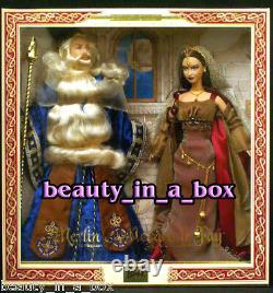 Camelot Barbie Doll Arthur Guinevere Merlin Morgan LeFay Together Gift Set Lot 2
