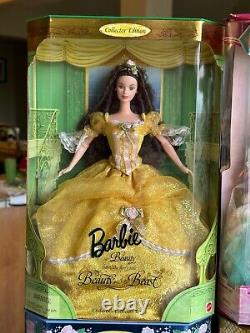 Children's Collector Series Barbie 6 Fairytale Princess Dolls NIB