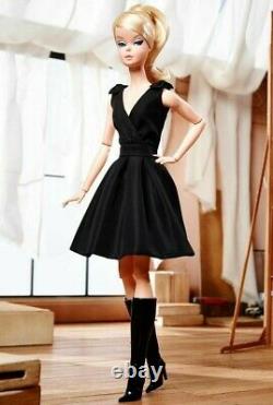 Classic Black Dress Silkstone Barbie Doll Fashion Model Collection Mint
