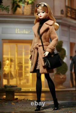 Classic Camel Coat Silkstone Barbie. NRFB Gold Label Mint