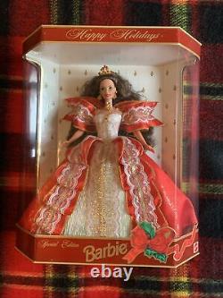 Collectors Item Mint Condition Unopened Barbie Doll 1997 Happy Holidays Doll