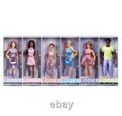Complete Set 1-6 Barbie Signature Mixing The Vibes Looks Dolls Wave 4 #20-25