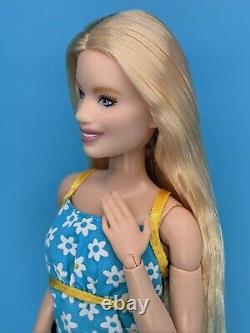 Custom Barbie Doll Reroot Fashionista Freckles Made to Move Blonde Hair ooak