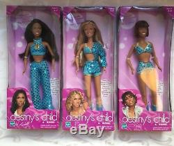 Destiny's Child Barbie Beyonce Doll Lot of 3