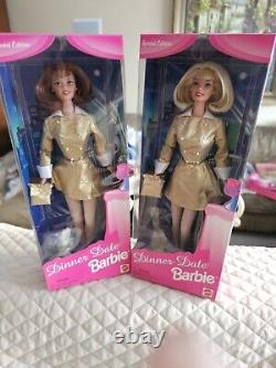 Dinner Date Barbie, Huge Lot Of 7, Nrfb