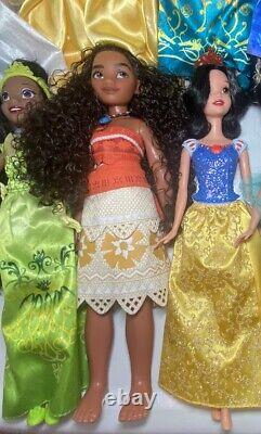 Disney Princess Barbie Doll Lot of 12