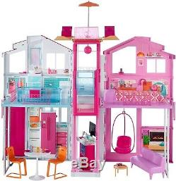 Doll House Playset Barbie Dreamhouse With Lots Of Accessories Included, Girls 4-7