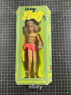 Dramatic New Living Fluff Skipper Size Barbie Doll Mattel 1143 Vintage 1970