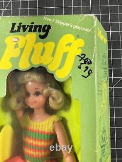 Dramatic New Living Fluff Skipper Size Barbie Doll Mattel 1143 Vintage 1970