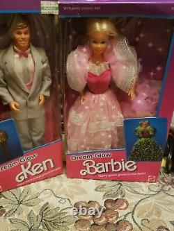 Dream Glow Barbie Doll & Ken Doll Vintage 1985 Classic NRFB VG
