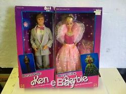 Dream Glow Barbie Doll & Ken Doll Vintage 1985 Classic Never Removed From Box