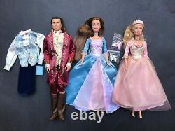 Erika Barbie Doll Anneliese King Dominick Princess and the Pauper Lot 3 Used X