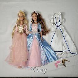 Erika Barbie Doll Anneliese Princess and the Pauper Lot 2 Singing Working